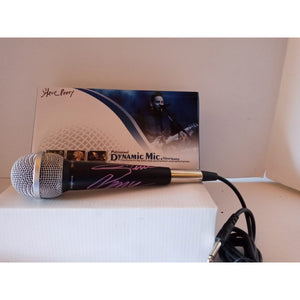 Steve Perry Journey sign microphone with proof
