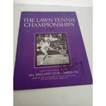 Load image into Gallery viewer, Billie Jean King 1966 Wimbledon program signed
