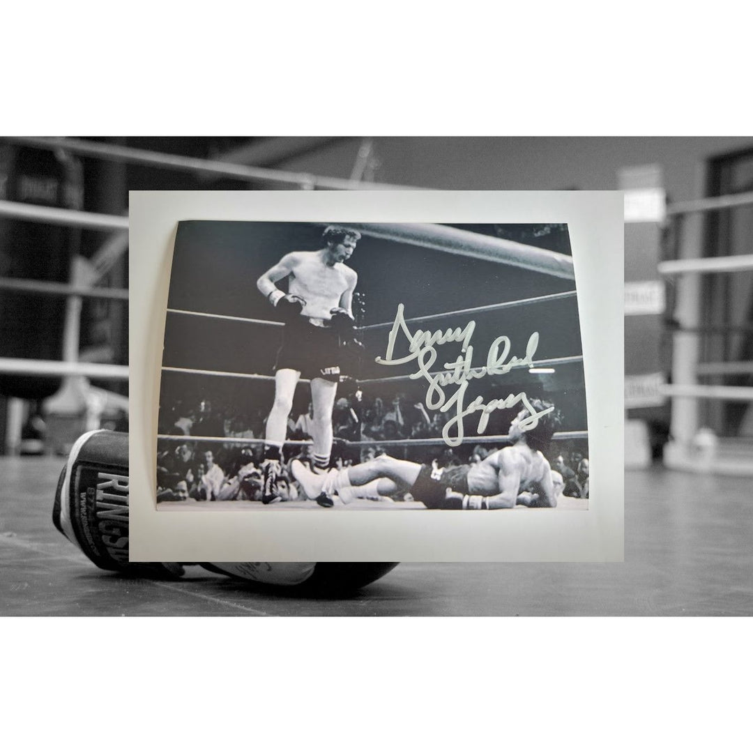 Danny "Little Red" Lopez 5 x 7 photograph signed