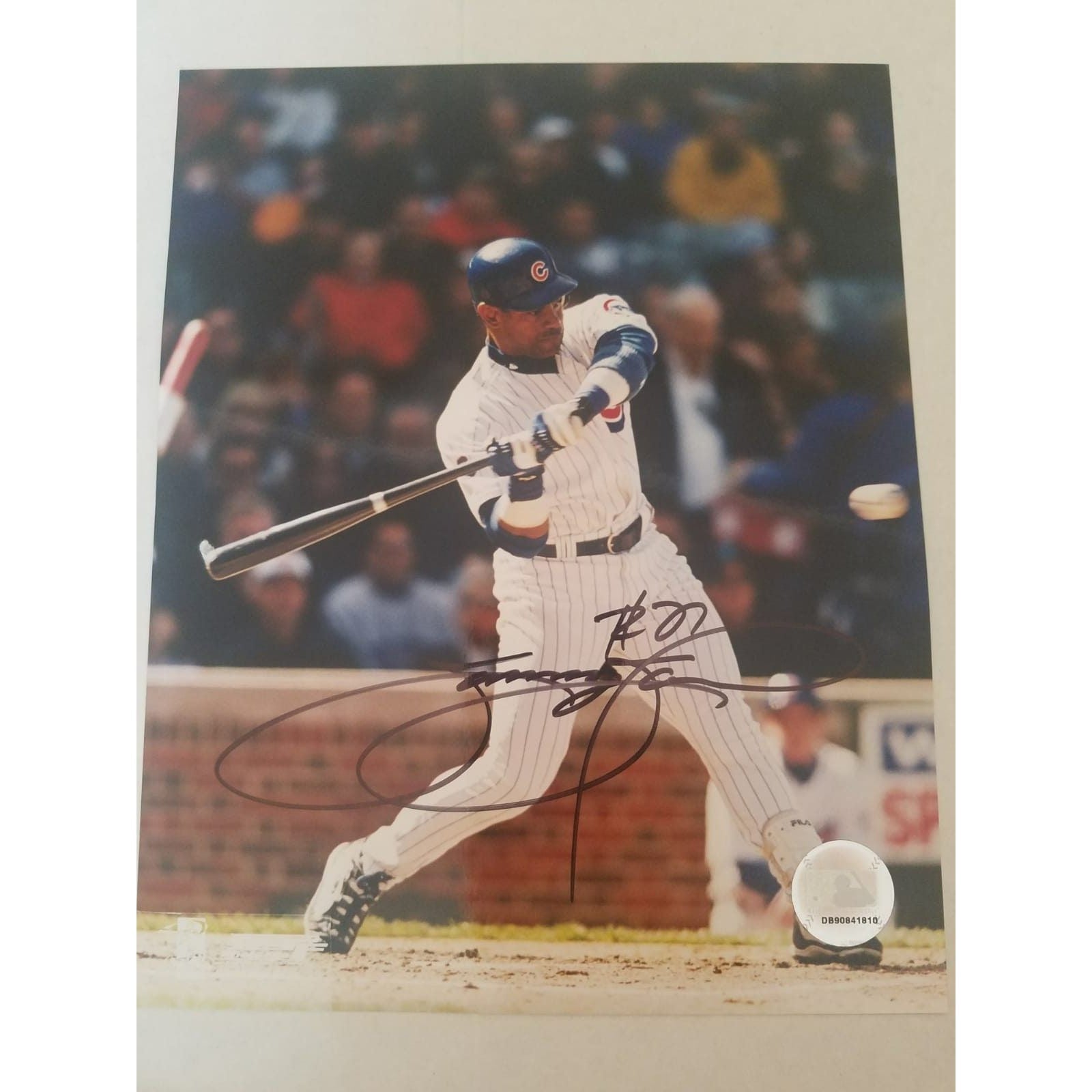 Sammy Sosa Chicago Cubs 8 x 10 signed photo