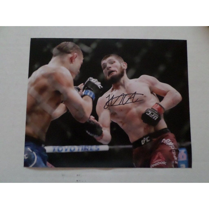 Khabib Nurmagomedov 8-by-10 signed photo - Awesome Artifacts 