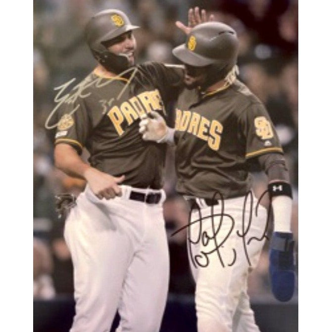 Fernando Tatis and Eric Hosmer San Diego Padres 8x10 photo signed with proof