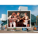 Load image into Gallery viewer, Jimmy Page Eric Clapton and Jeff Beck 5 by 7 photo signed with proof
