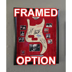 Load image into Gallery viewer, Pantera electric guitar pickguard Dimebag Darrell Abbott, Vinnie Paul, Rex Brown and Phil Anselmo signed with proof
