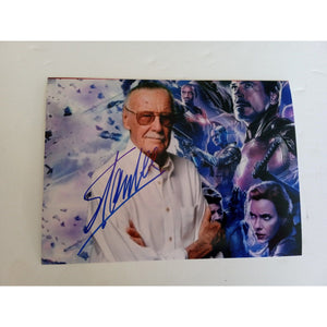 Stan Lee Marvel creator 5 x 7 photo signed with proof
