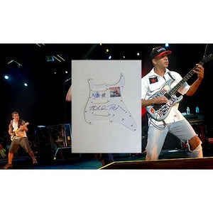 RATM Zack de la Rocha Tom Morello Brad Wilk guitar pickguard signed