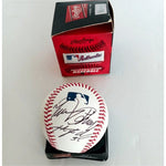 Load image into Gallery viewer, Miguel Cabrera Justin Verlander Detroit Tigers signed MLB baseball with proof

