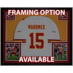 Load image into Gallery viewer, Kansas City Chiefs Patrick Mahomes replica jersey signed by Super 57 champs
