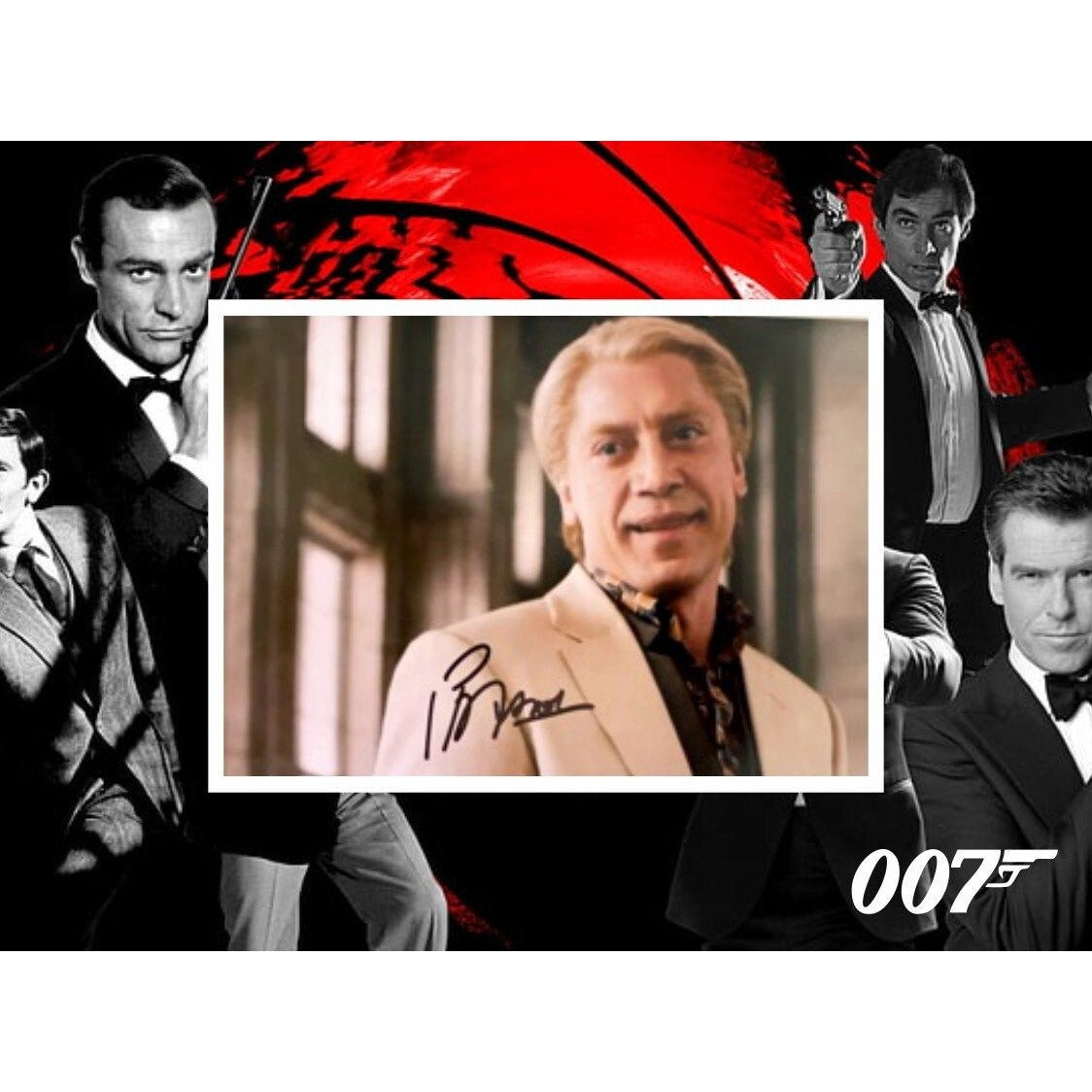Javier Bardem Raoul Silva James Bond 5 x 7 photo signed