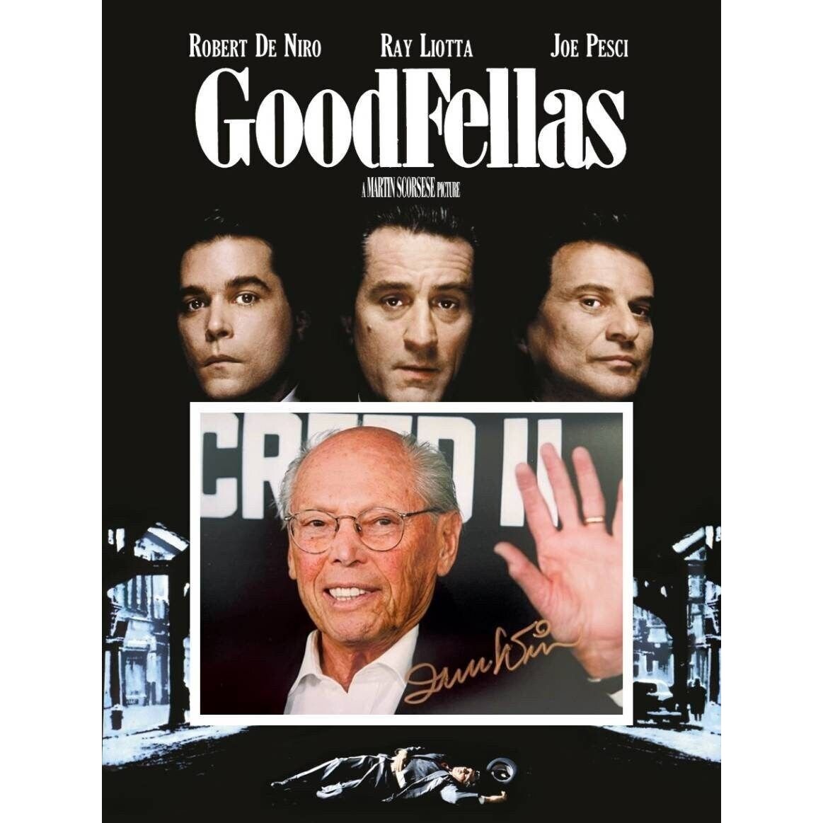 Irwin Winkler Academy award-winning producer Goodfellas 5 x 7 photo signed with proof