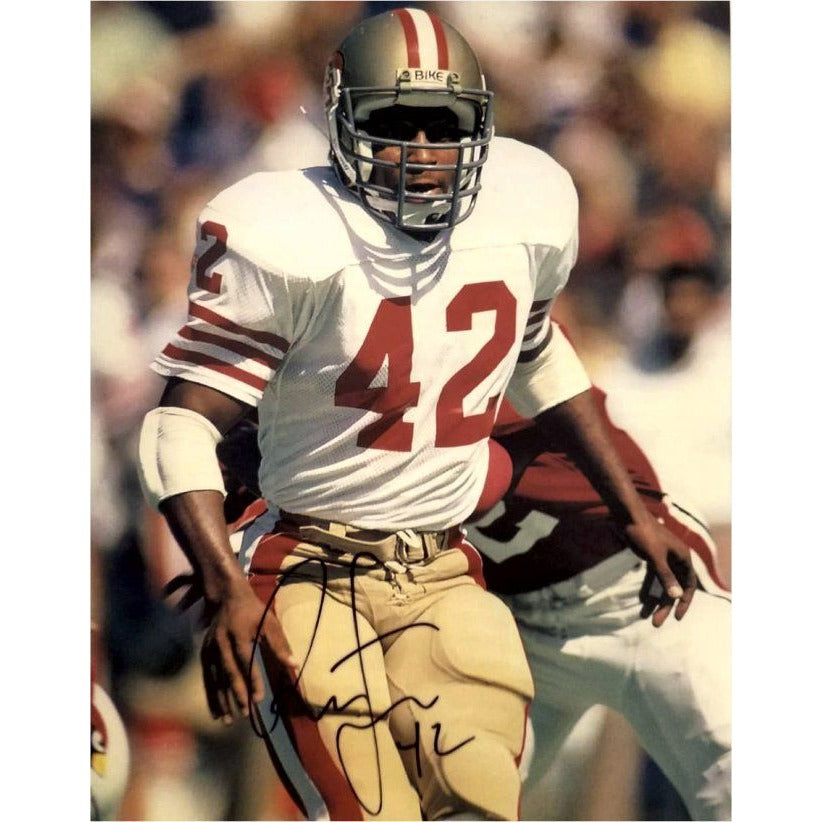 Ronnie Lott San Francisco 49ers 8x10 photo signed