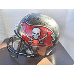 Load image into Gallery viewer, Tom Brady Tampa Bay Buccaneers 2020 Super Bowl champions Riddell replica full size helmet team signed with proof with free case

