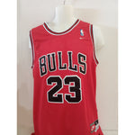 Load image into Gallery viewer, Michael Jordan Chicago Bulls promodel signed jersey with proof
