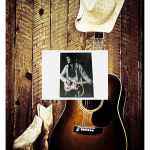 Waylon Jennings 8 by 10 signed photo with proof