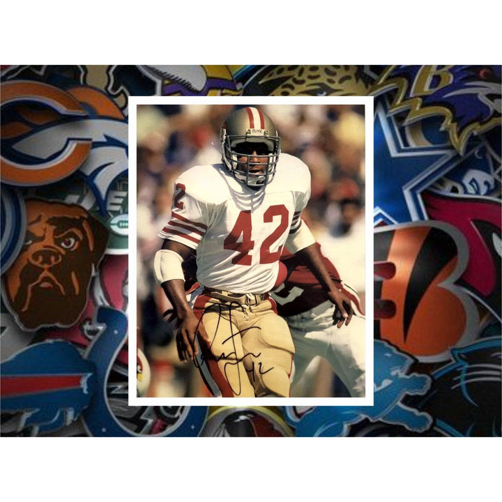 Ronnie Lott San Francisco 49ers 8x10 photo signed