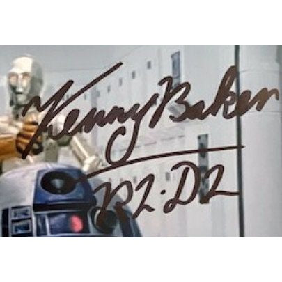 Anthony Daniels C-3PO Kenny Baker R 2 d 2 Star Wars 5 x 7 photo signed