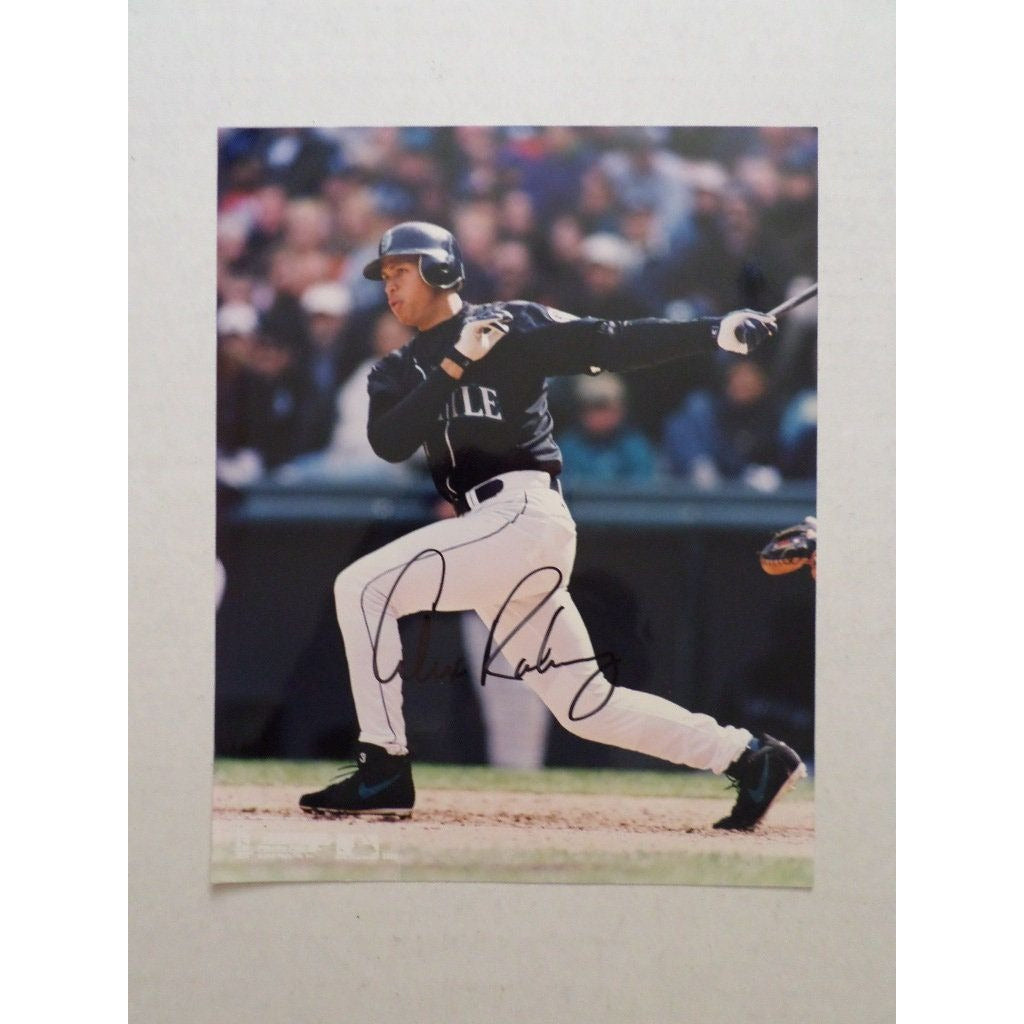 Alex Rodriguez Seattle Mariners 8 x 10 sign photo