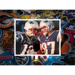 Load image into Gallery viewer, Rob Gronkowski and Tom Brady 8x10 photo signed with proof

