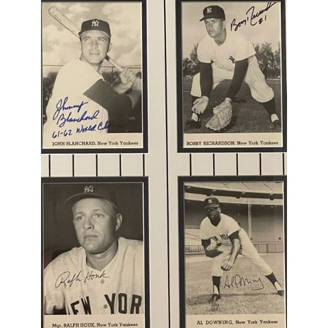 Roger Maris Whitey Ford Mickey Mantle Yogi Berra 1961 New York Yankees signed 37x31