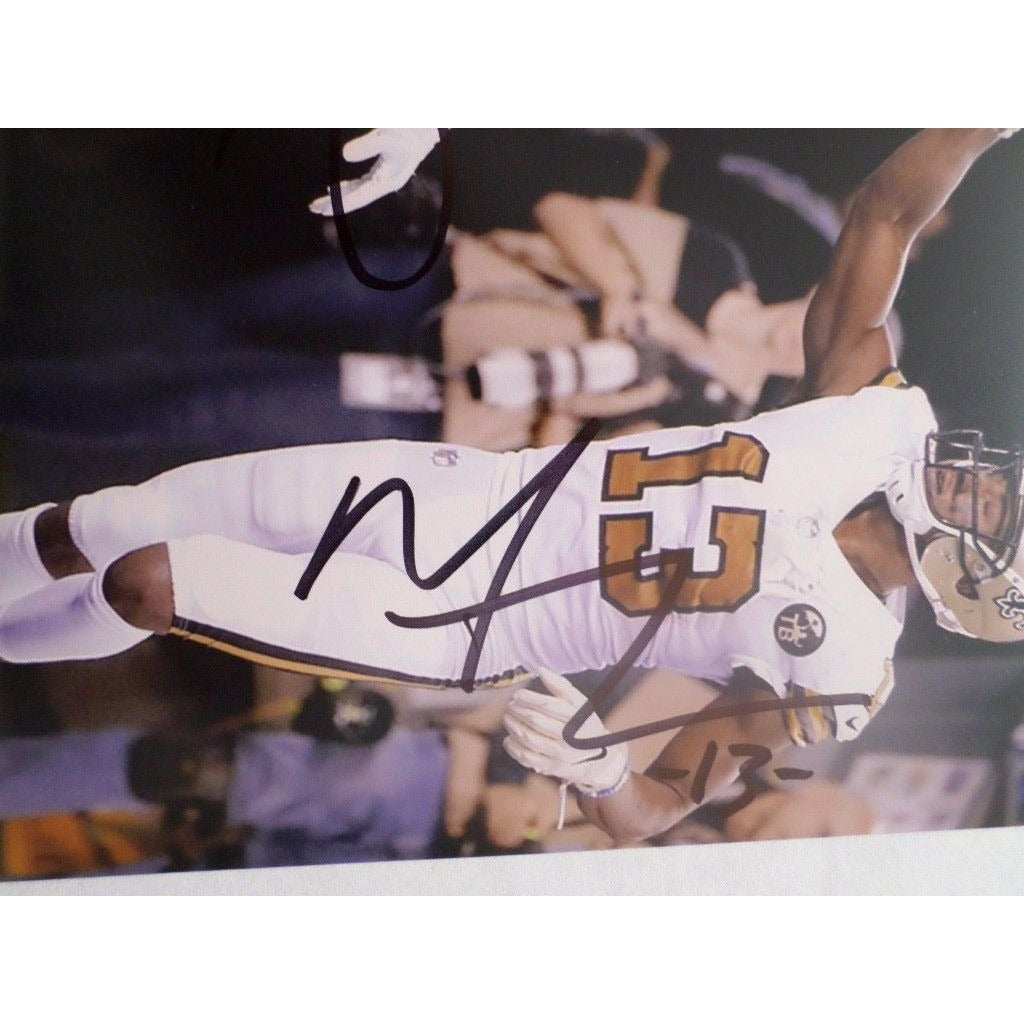 New Orleans Saints Alvin Kamara and Michael Thomas 8 x 10 signed photo