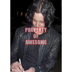 Jack White of the White Stripes 5 x 7 photo signed with proof