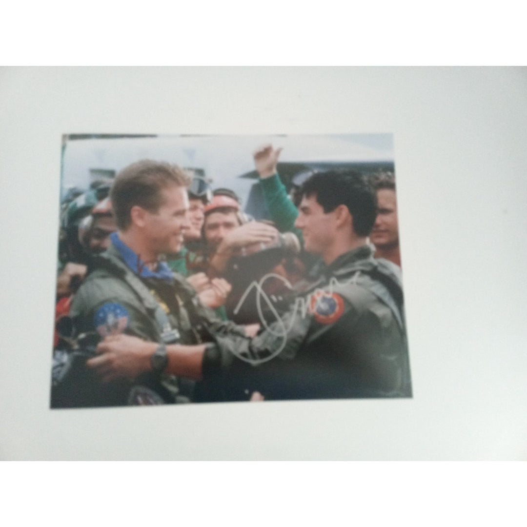 Top Gun Tom Cruise and Val Kilmer 8 x 10 signed photo with proof - Awesome Artifacts 