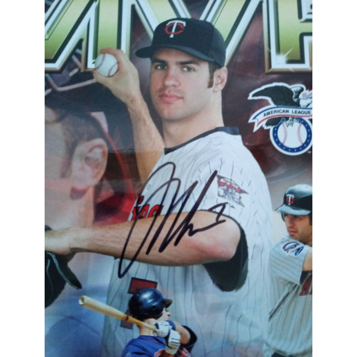 Joe Mauer Minnesota Twins 8 x 10 signed photo