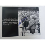 Load image into Gallery viewer, Ted Williams and Richard Nixon 8x10 photo signed with proof

