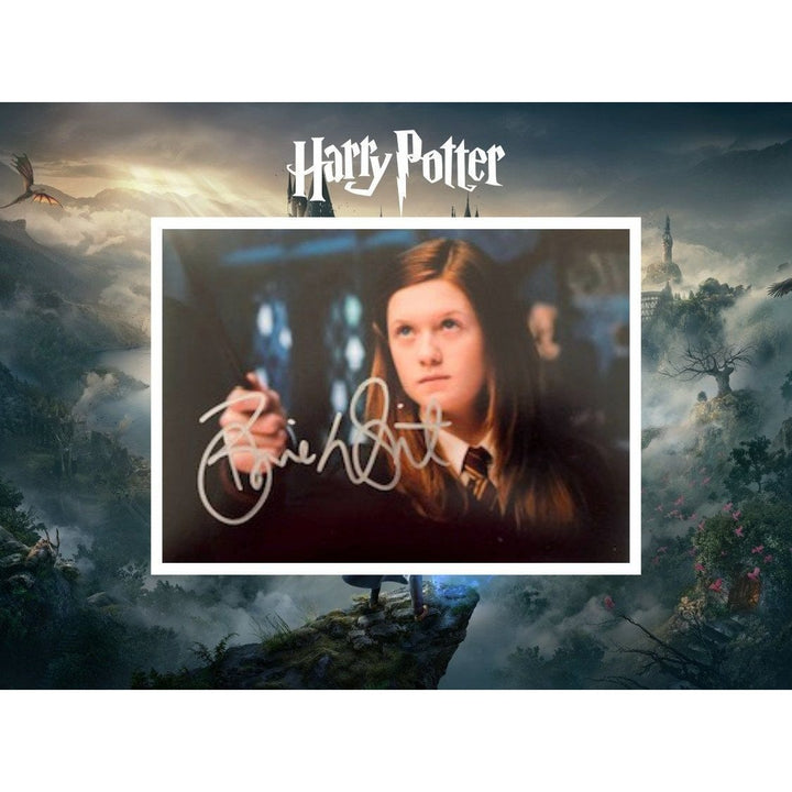 Bonnie Wright "Ginerva Weasley" Harry Potter 5 x 7 photo signed