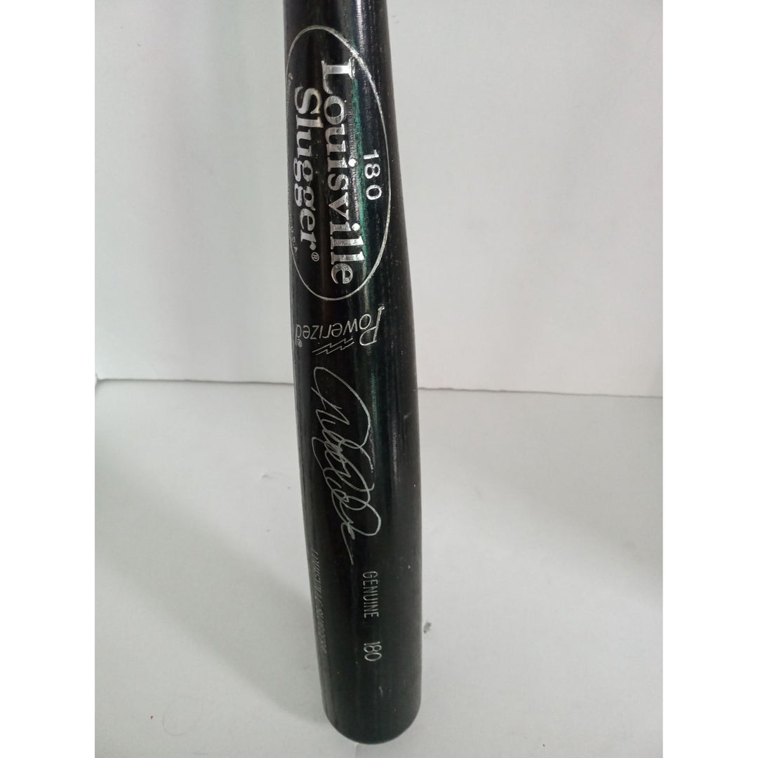 Derek Jeter New York Yankees signed bat with proof