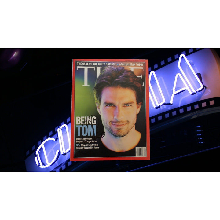 Tom Cruise Time Magazine signed - Awesome Artifacts 