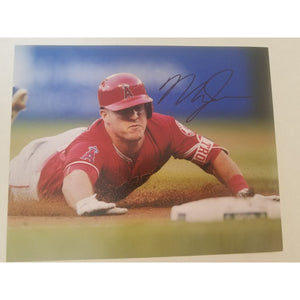 Mike Trout California Angels 8 x 10 signed photo
