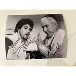 Load image into Gallery viewer, Sylvester Stallone &quot;Rocky Balboa&quot; and Burgess Meredith &quot;Micky&#39;&#39; 8x10 photo signed with proof

