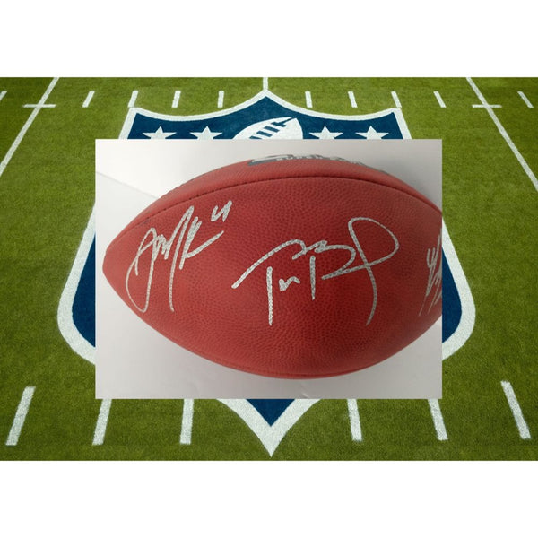 Tom Brady Julian Edelman Rob Gronkowski NFL Super Bowl game football s –  Awesome Artifacts