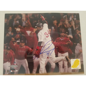 David Ortiz Boston Red Sox 8 x 10 signed photo