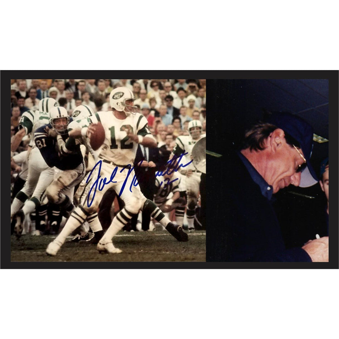 Joe Namath New York Jets 8 by 10 photo signed with proof