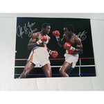 Load image into Gallery viewer, Sugar Ray Leonard and Thomas Hearns 11 by 14 photo signed with proof
