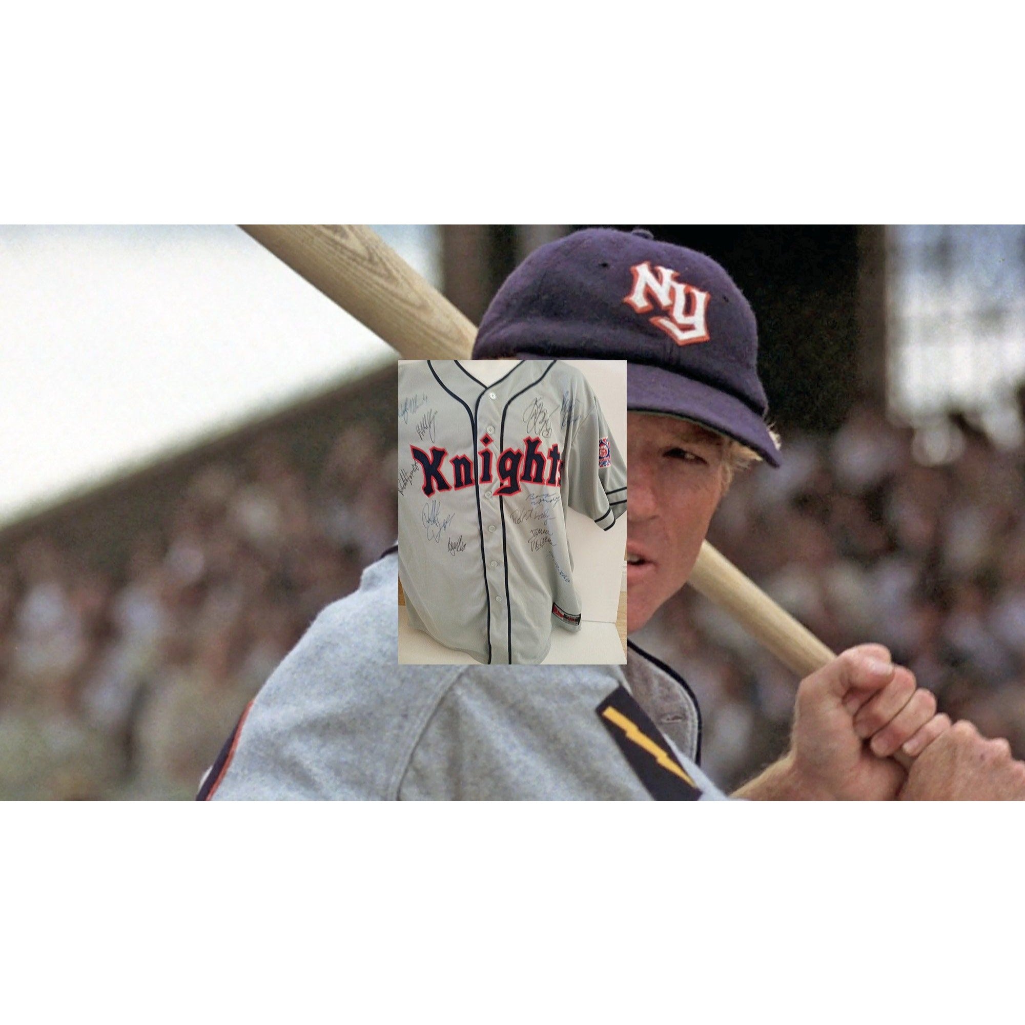 New York Knights 'The Natural' Roy Hobbs Custom Baseball Jersey