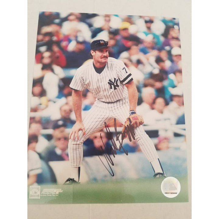 Wade Boggs New York Yankees 8 x 10 signed photo - Awesome Artifacts 