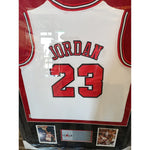Load image into Gallery viewer, Michael Jordan Chicago Bulls signed game model jersey with proof
