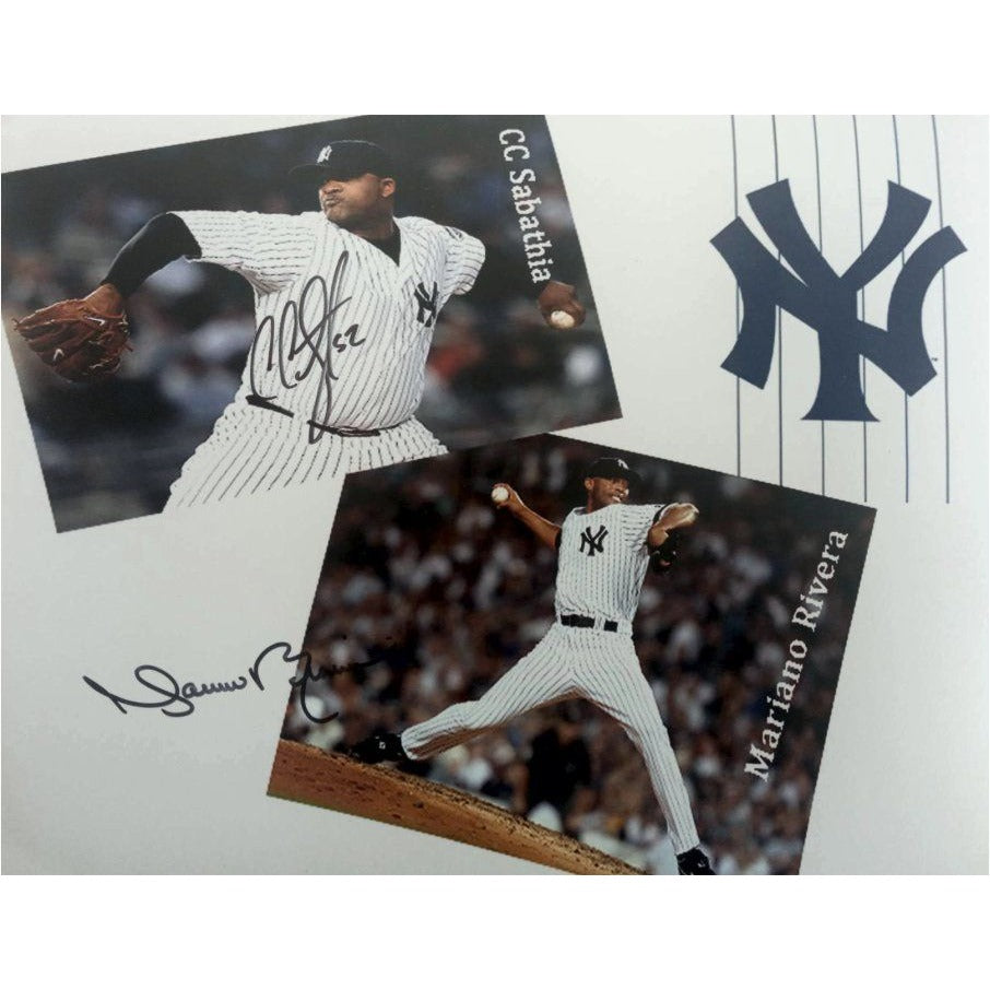 CC Sabathia New York Yankees Autographed 16 x 20 Pitching Photograph