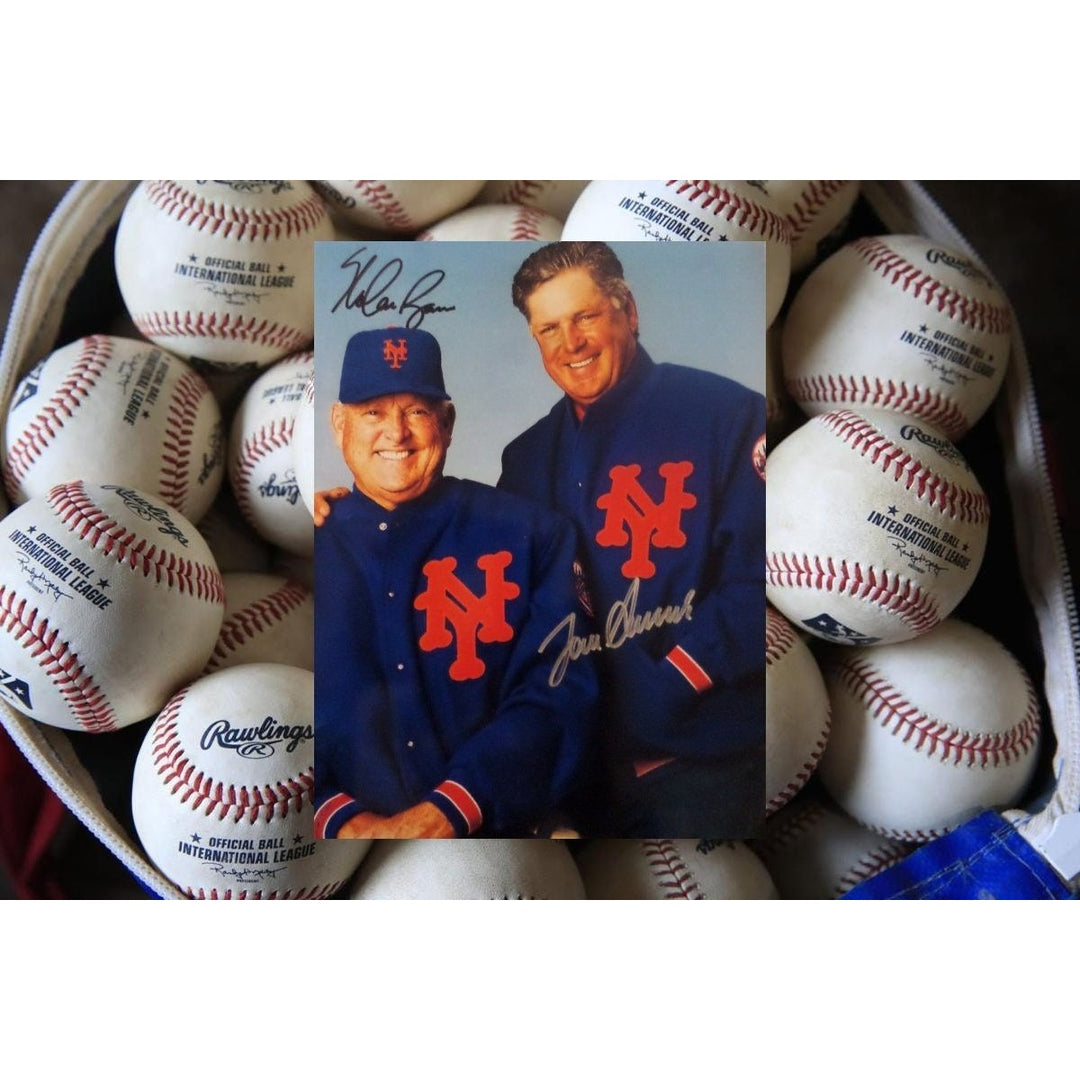 Tom Seaver and Nolan Ryan 8 by 10 signed photo New York Mets - Awesome Artifacts 