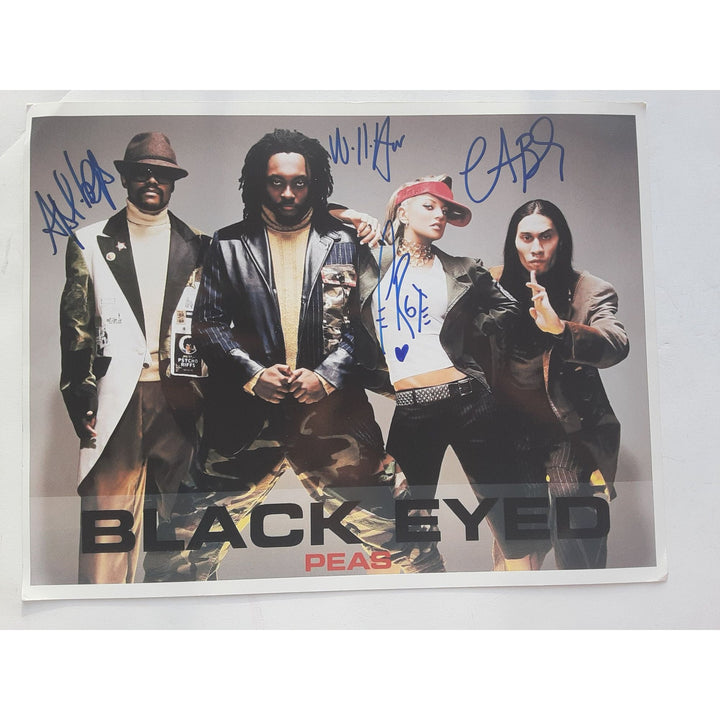 The Black Eyed Peas 8 by 10 signed photo - Awesome Artifacts 