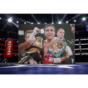 Oscar Dela Hoya 5X7 boxing signed photo