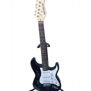 Pearl Jam Eddie Vedder, Stone Gossard, Jeff Ament, Mike McCready signed electric guitar