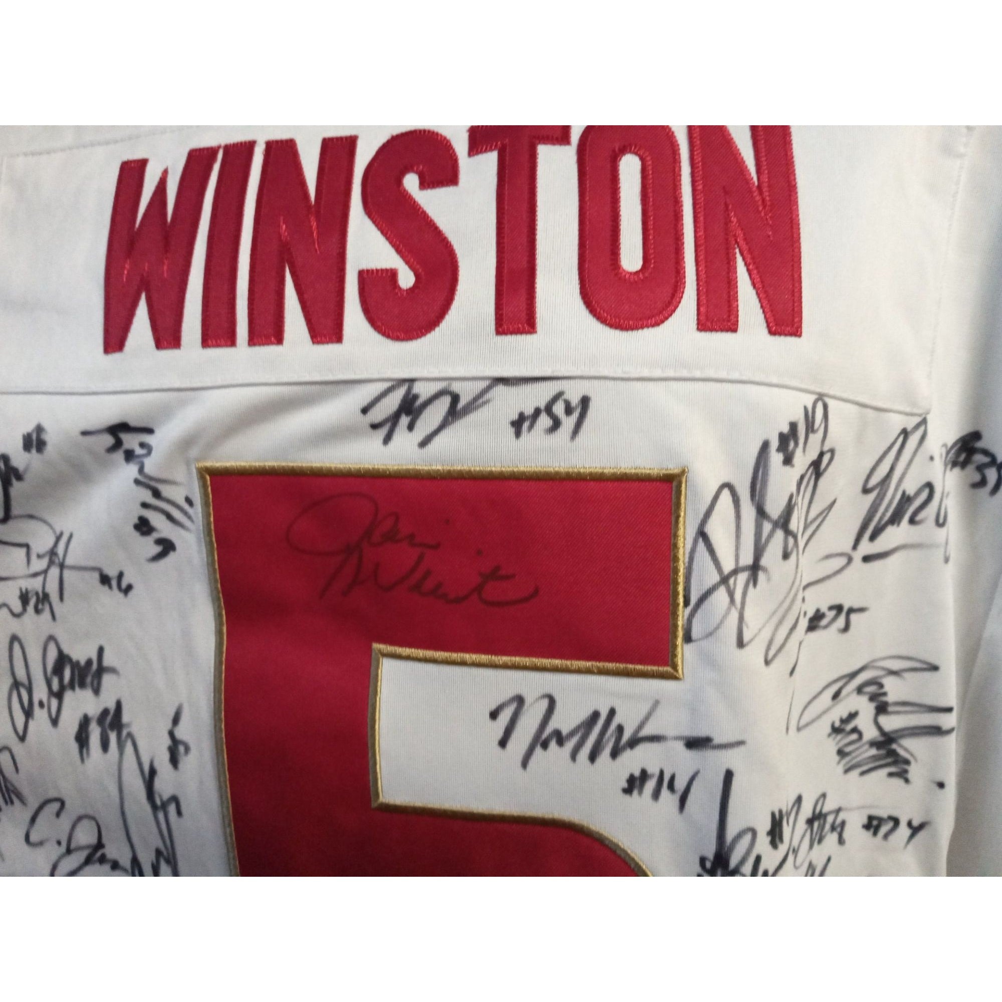 Awesome Artifacts Jameis Winston Florida State Seminoles National Champs Team Signed Jersey with Proof by Awesome Artifact