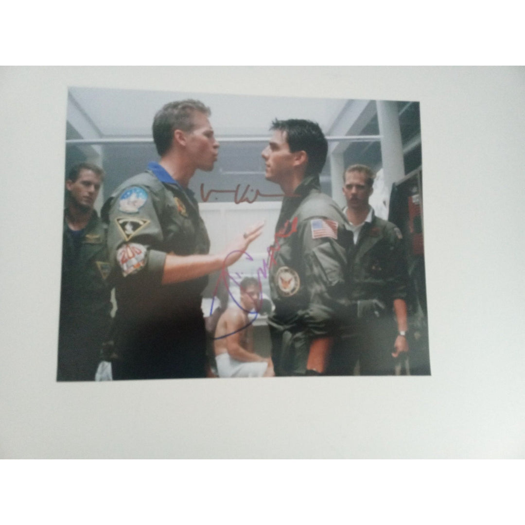 Top Gun Tom Cruise and Val Kilmer 8 x 10 signed photo with proof - Awesome Artifacts 