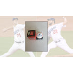Load image into Gallery viewer, Los Angeles Dodgers Walker Buehler and Clayton Kershaw MLB signed baseball signed with proof
