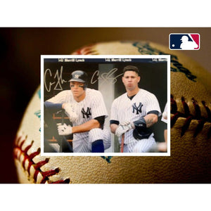 Aaron judge and Gary Sanchez New York Yankees 8 x 10 photo signed with proof