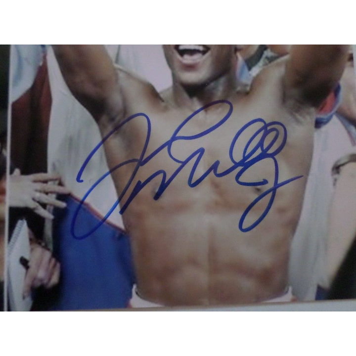 Floyd Mayweather Jr and Manny Pacquiao 8x10 signed photo